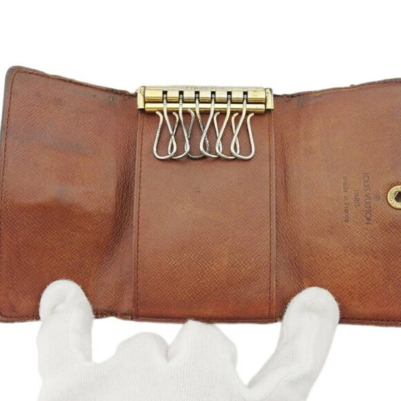 LOUIS VUITTON Key Case Monogram Brown Light Brown USED - Picture 6 of 14